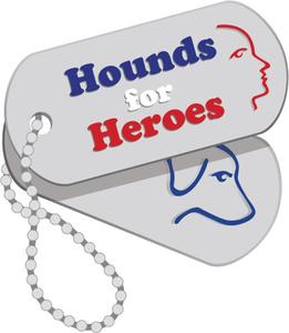Hounds For Heroes Logo